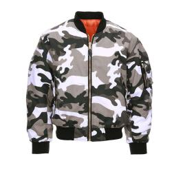 Blouson Bombers Aviateur MA1 Camouflage Camouflage Urban