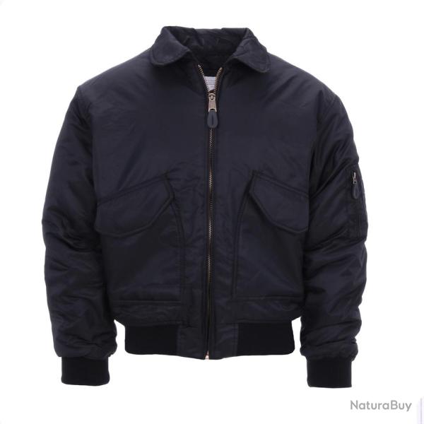 Blouson aviation CWU l�ger Noir, L