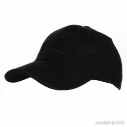 Casquette Baseball velcro personnalisable Noir