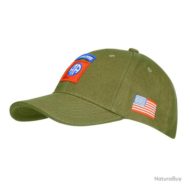 Casquette Baseball 82nd Airborne Kaki