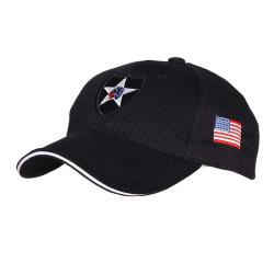 Casquette Baseball 2nd Infantery Noir
