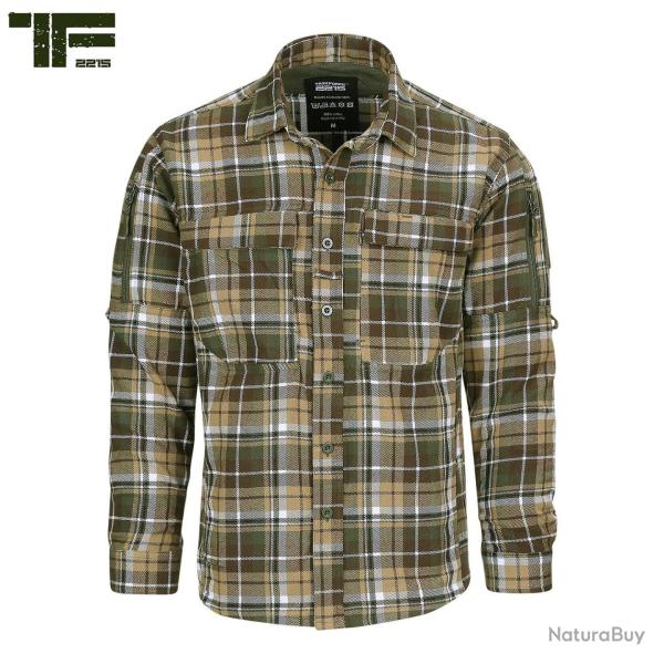 Chemise Contractor Outdoor � carreaux TF 2215 Marron Vert