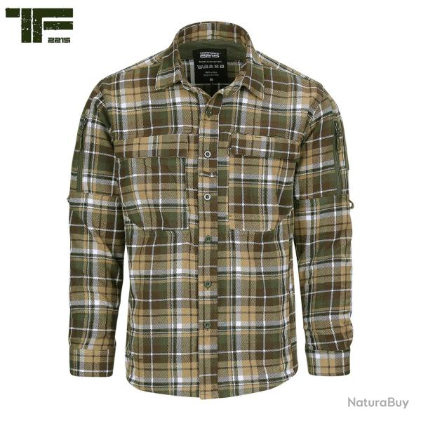 Chemise Contractor Outdoor � carreaux TF 2215 Marron Vert