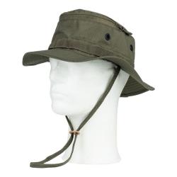 Chapeau de brousse avec moustiquaire Kaki