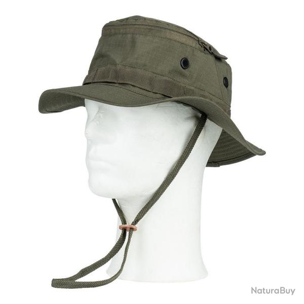Chapeau de brousse avec moustiquaire Kaki