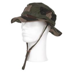 Chapeau de brousse avec moustiquaire Camouflage Fran&ccedil;ais