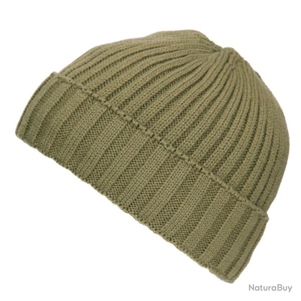 Bonnet tricot doubl� polaire Kaki