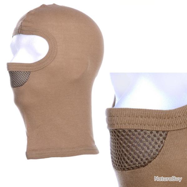 Cagoule 1 trou avec masque Sable