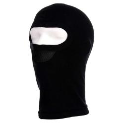 Cagoule 1 trou avec masque Noir