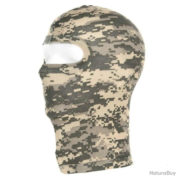 Cagoule 1 trou coton recon. Camouflage ACU