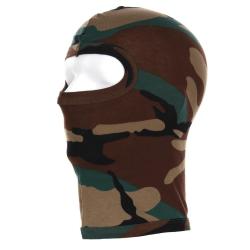 Cagoule 1 trou coton recon. Camouflage Woodland
