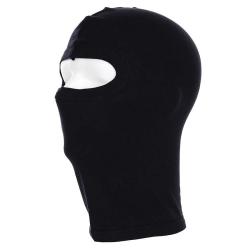 Cagoule 1 trou coton recon. Noir