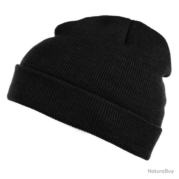 Bonnet acrylique fin Noir