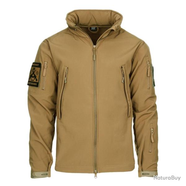 Veste tactique softshell Gris, L