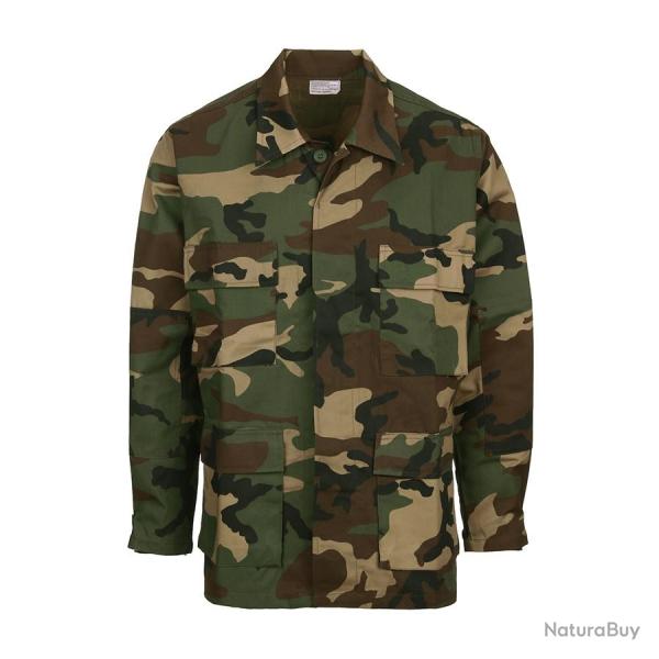 Veste de combat BDU US Army Camouflage Woodland