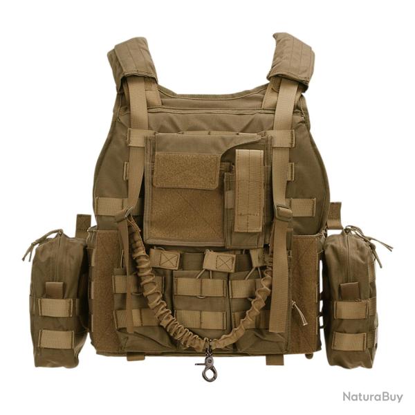 Gilet tactique Rangers Cordura Coyote