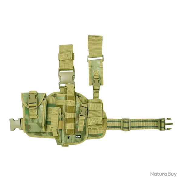 Holster molle de cuisse pour gaucher Camouflage ICC FG