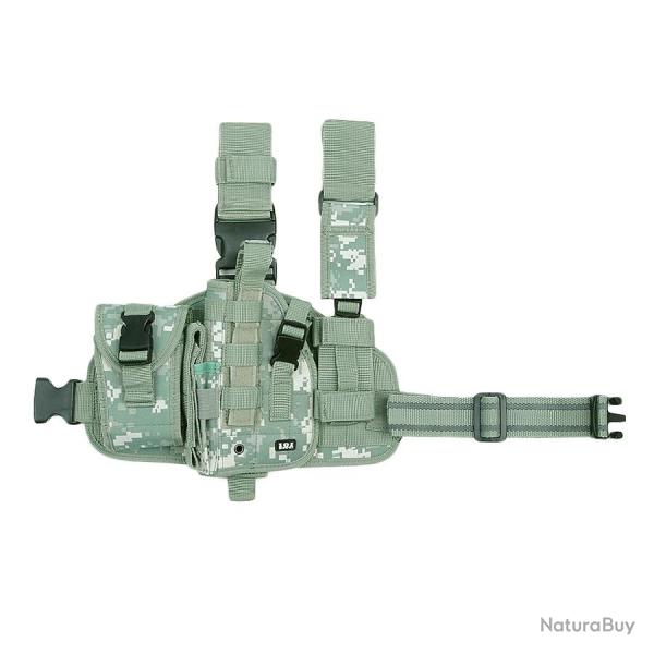 Holster molle de cuisse pour gaucher Camouflage ACU