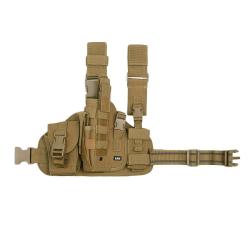 Holster molle de cuisse pour gaucher Sable