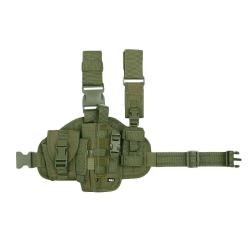 Holster molle de cuisse pour gaucher Kaki