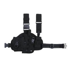 Holster molle de cuisse pour gaucher Noir