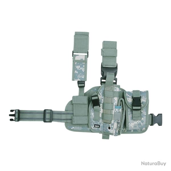 Holster molle cuisse pour droitier Camouflage ACU