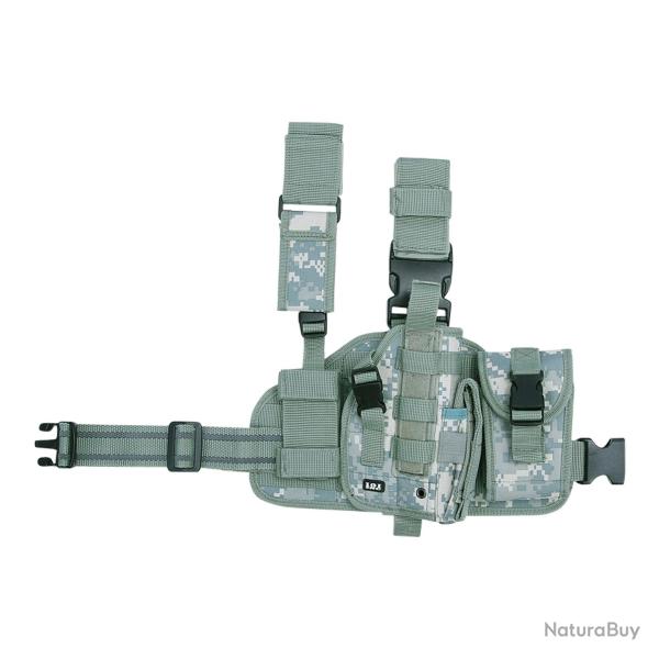 Holster molle cuisse pour droitier Camouflage ACU