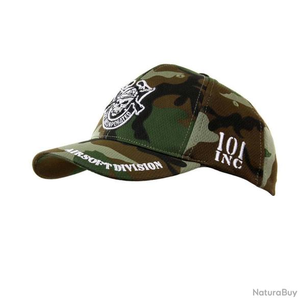 Casquette enfant Skull 101 Inc Camouflage Woodland