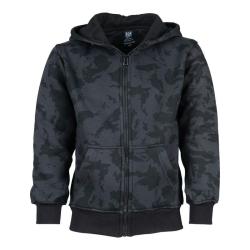 Sweat &agrave; capuche enfant Camouflage Night, 128 (7-8ans)