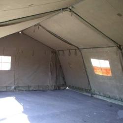 Tente militaire - Segment de toile de occasion sans armature