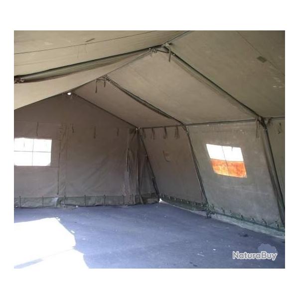 Tente militaire - Segment de toile de occasion sans armature