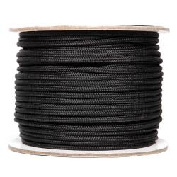 Rouleau de corde 3mm de 60m Noir