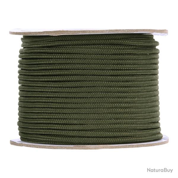 Rouleau de corde 3mm de 60m Kaki
