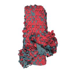 Filet de camouflage 3m x 2.40m Camouflage Red Hot