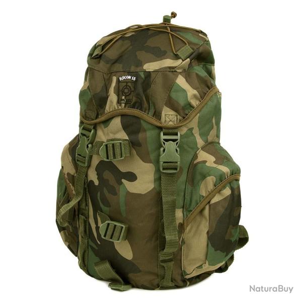 Sac � dos 15L Recon. waterproof Camouflage Woodland