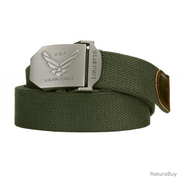 Ceinture toile 35mm US Air Force Kaki