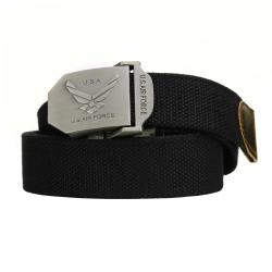 Ceinture toile 35mm US Air Force Noir
