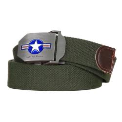 Ceinture toile 35mm US Air Force WWII Kaki
