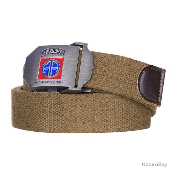 Ceinture toile 35mm 82nd Airborne Coyote