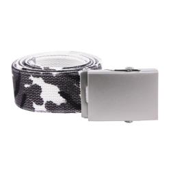 Ceinture toile 40mm avec boucle chrom&eacute;e Camouflage Urban