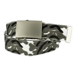 Ceinture toile 40mm avec boucle chrom&eacute;e Camouflage Urban