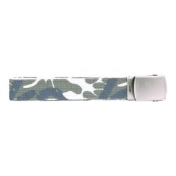 Ceinture toile 30mm avec boucle chrom&eacute;e Camouflage Urban