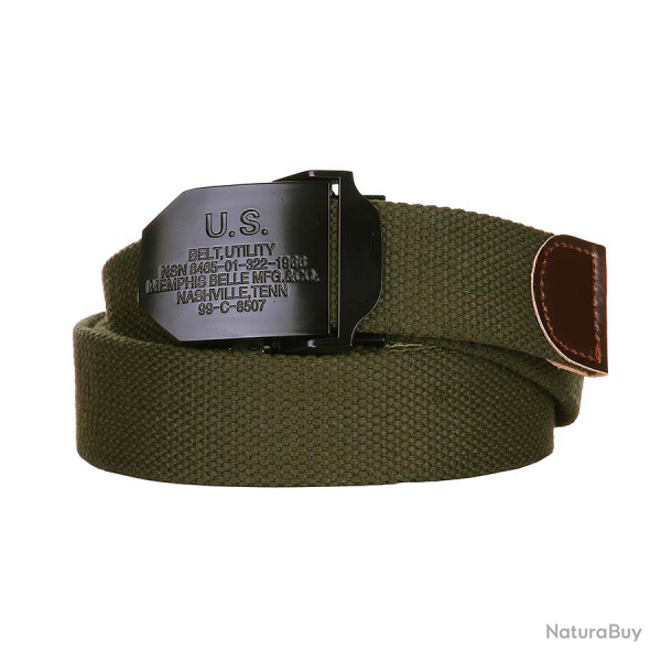 Ceinture toile 35mm US Kaki
