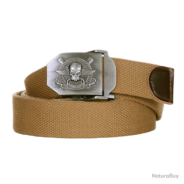 Ceinture toile 35mm Force recon. Coyote