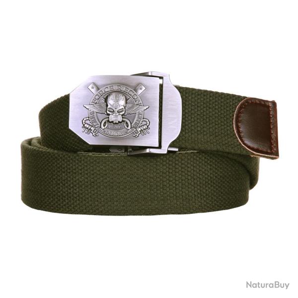 Ceinture toile 35mm Force recon. Kaki