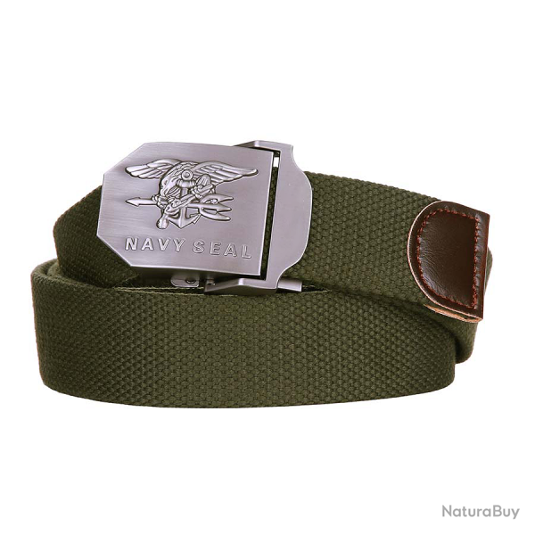 Ceinture toile 35mm Navy Seal Kaki