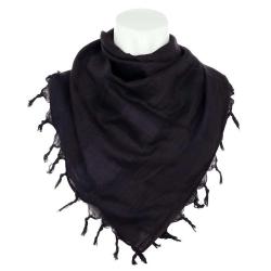 Keffieh foulard Palestinien Noir