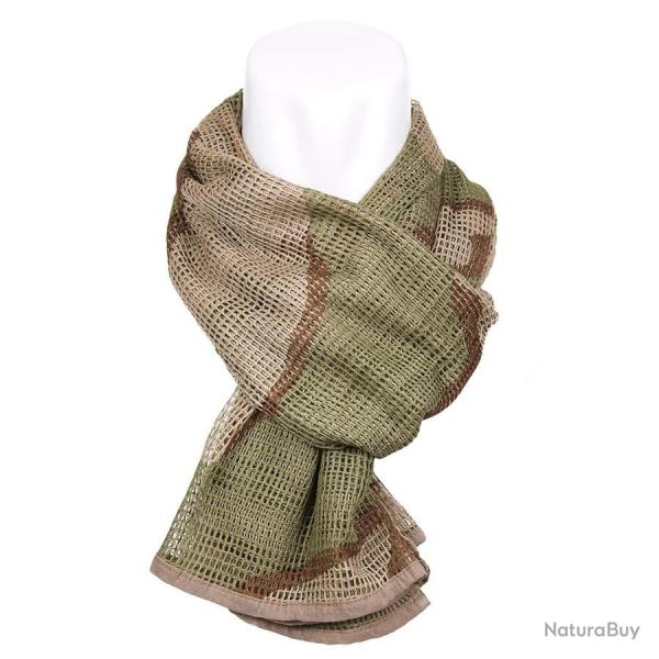 �charpe filet militaire T4 175X100cm Camouflage D�sert