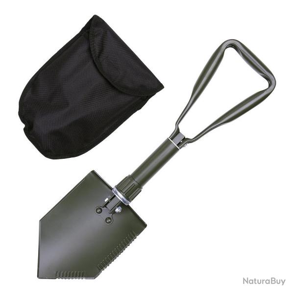 Pelle pliante 3 bouts avec pochette de rangement Kaki