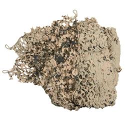Filet feuillage camouflage avec cordage 6m x 1,8m Camouflage Digital Desert